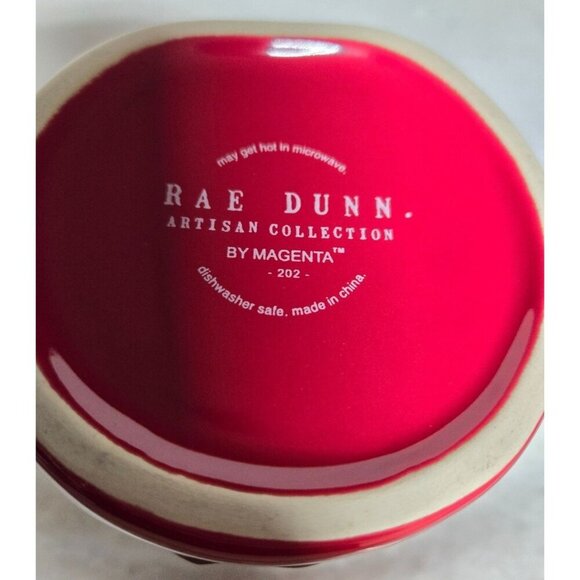 Rae Dunn By Magenta "Believe" Red Ceramic Mug 14oz - Picture 6 of 11
